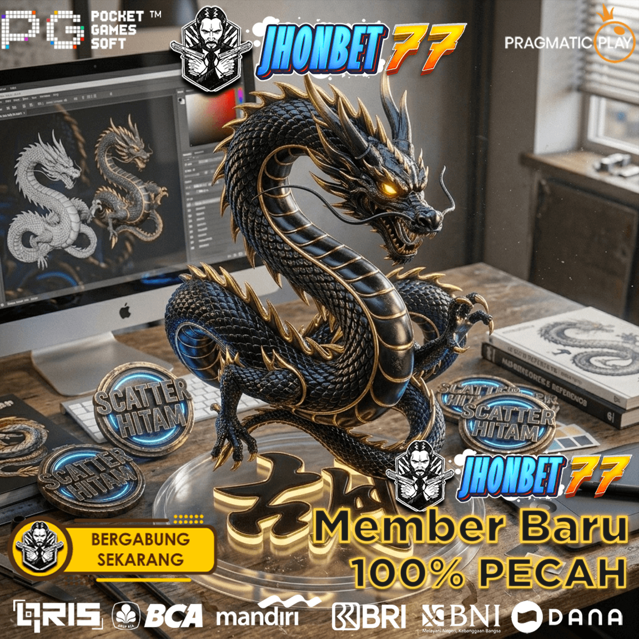 Almus 55'' Sideboard with 4 Glass Doors, 2 Large Drawers and Adjustable Shelves-232908992